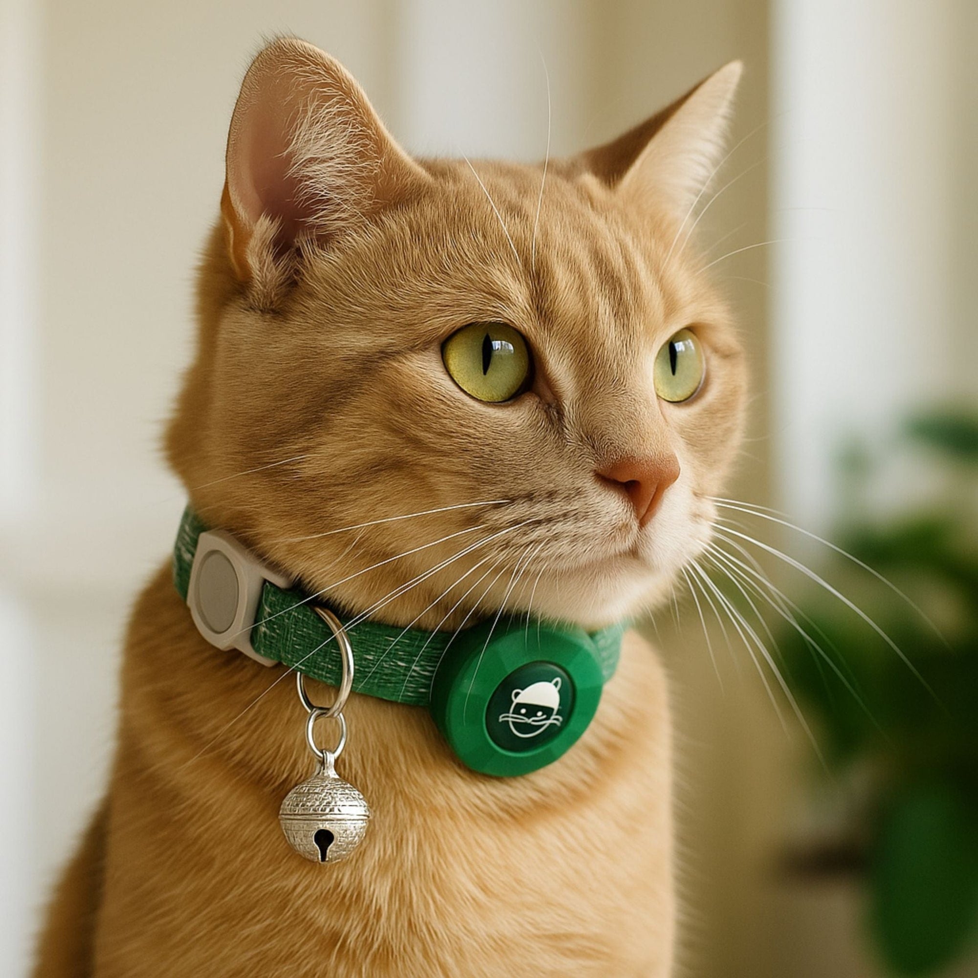 cat collar with airtag holder