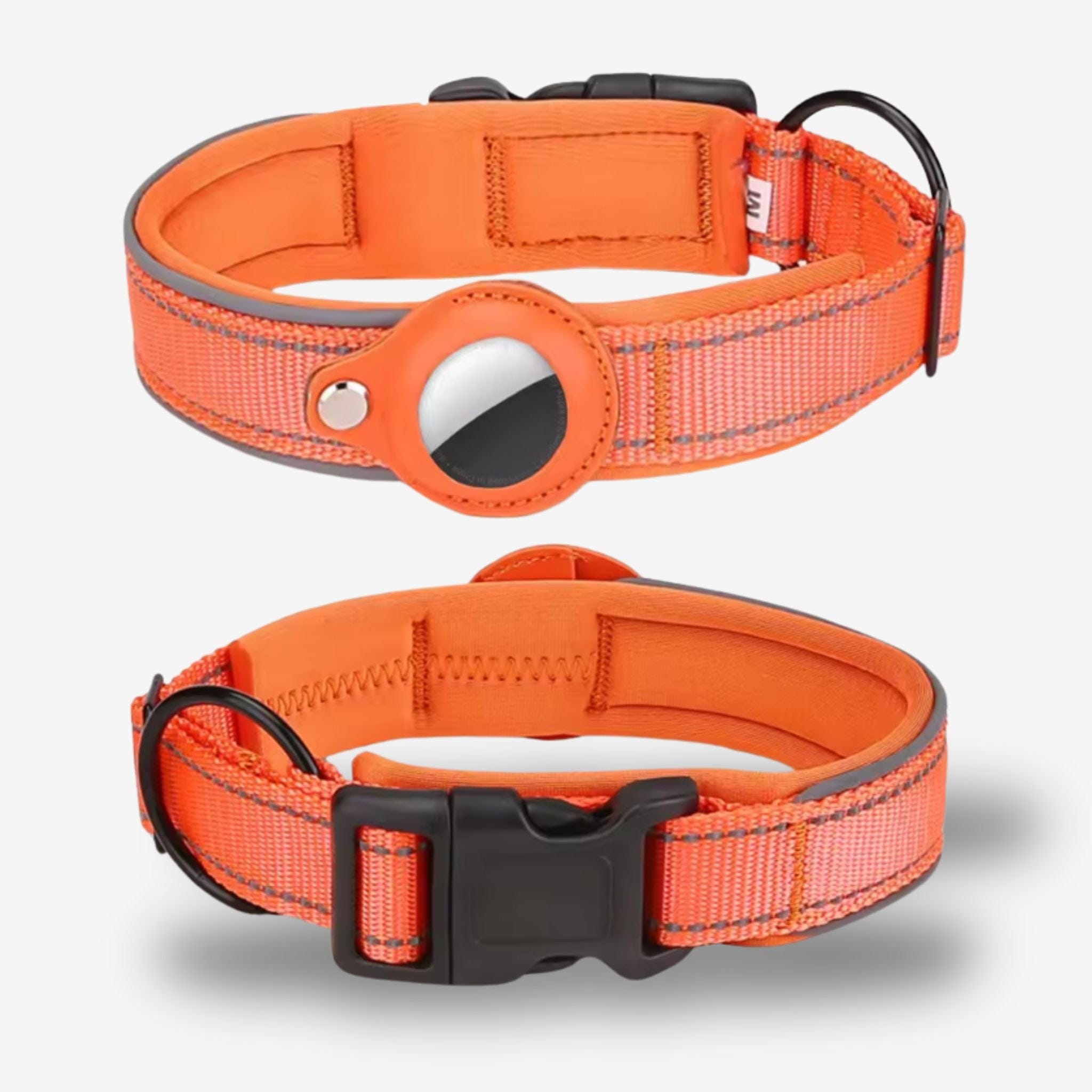 dog collar with airtag